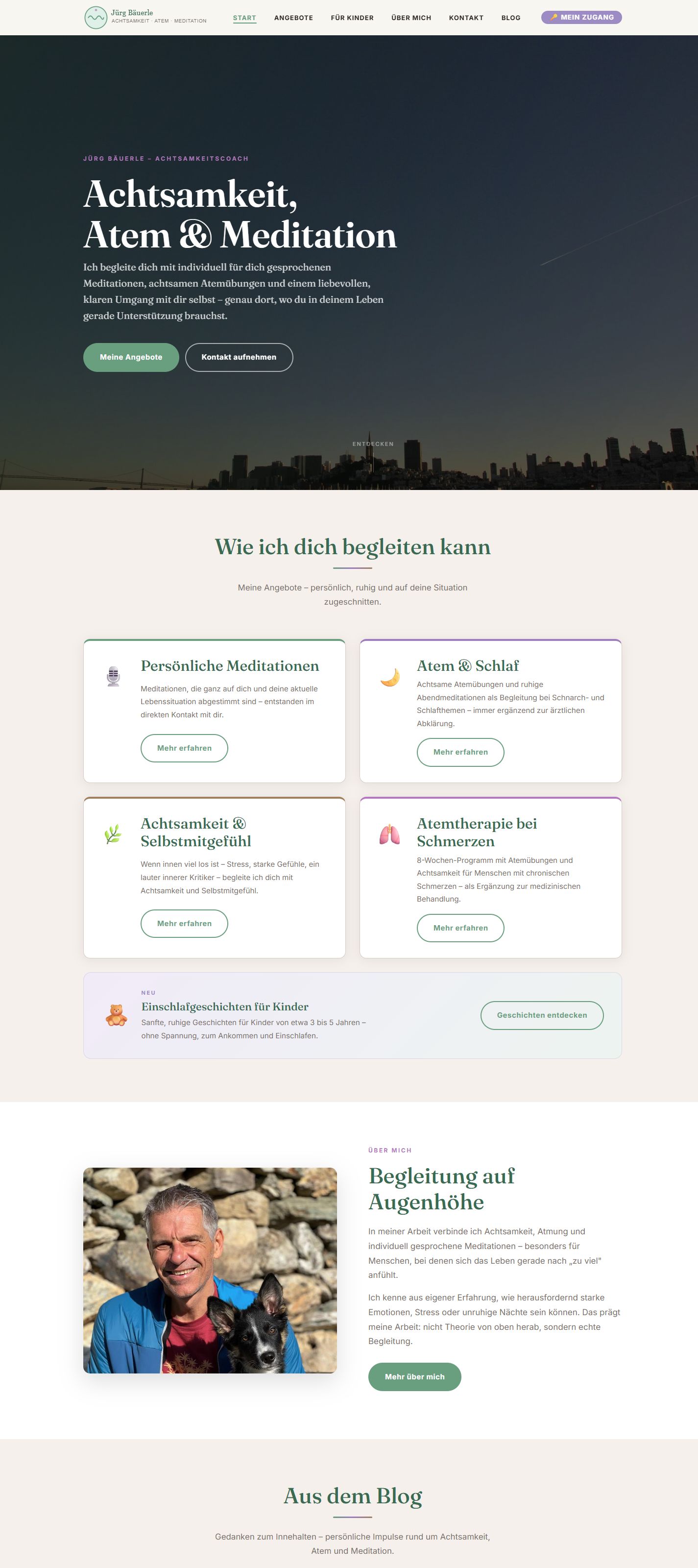 Website von einfachachtsam