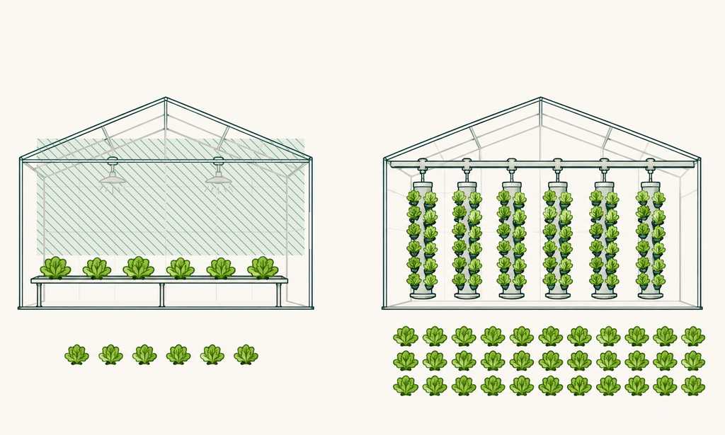 Gewächshaus-Illustration von FrugalTec